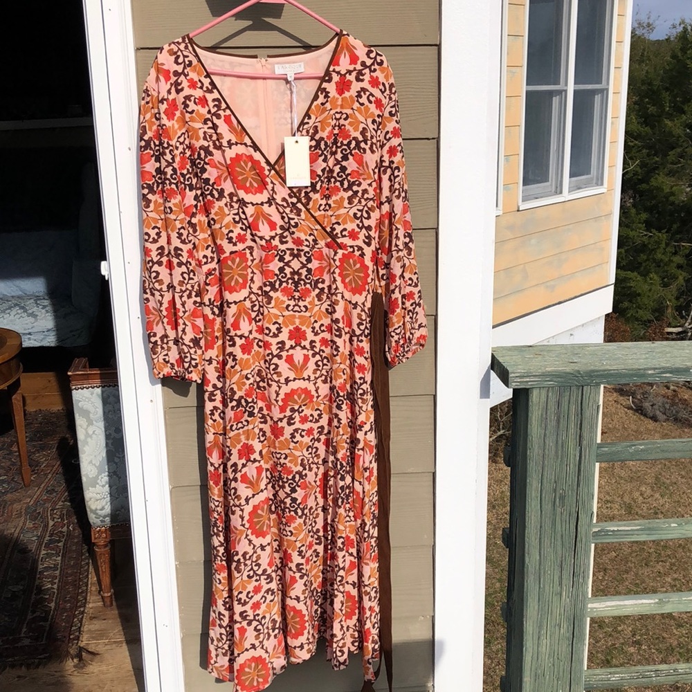 NWT Laroque autumn paisley Collette dress